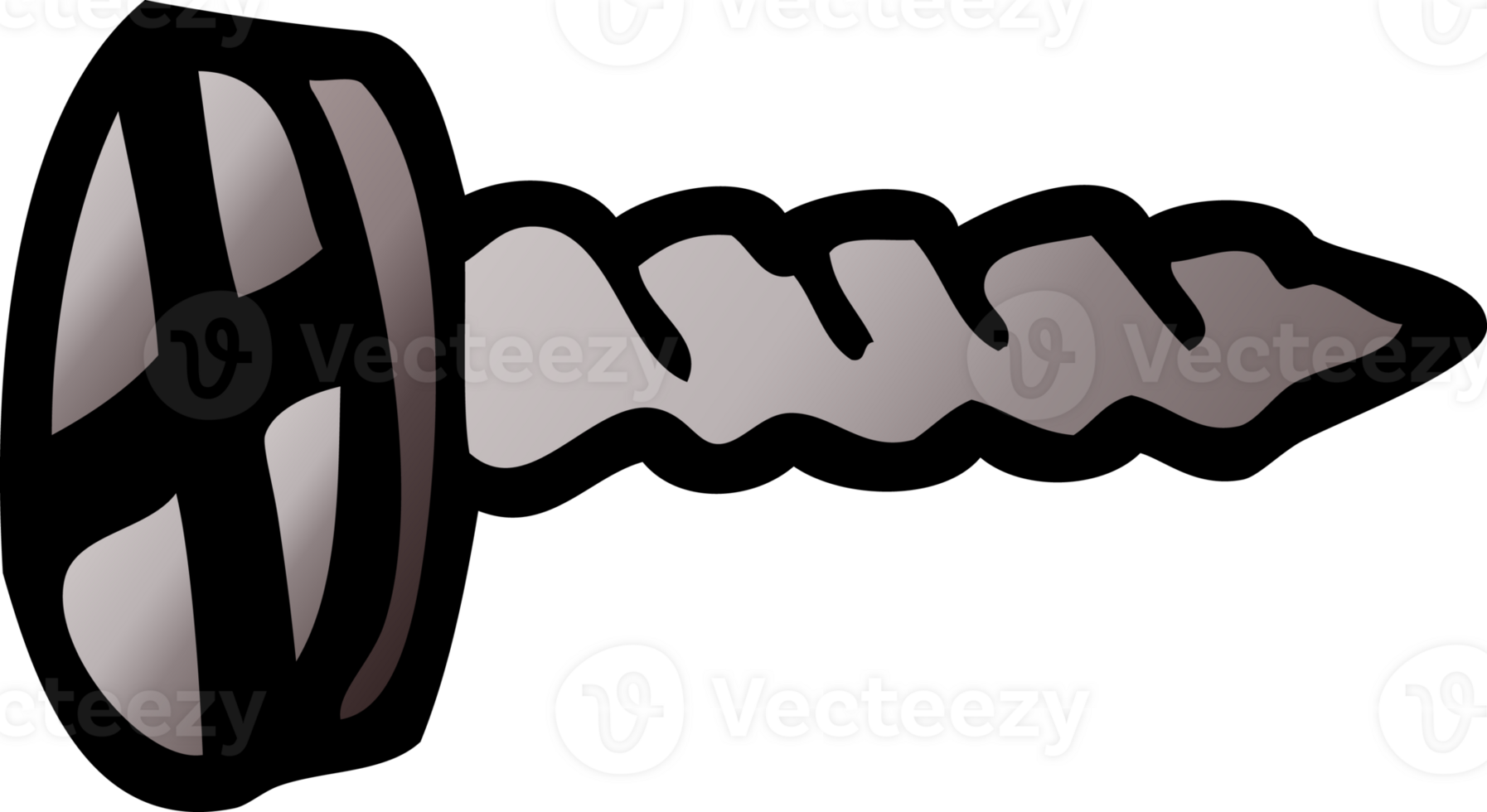 cartoon doodle screw png