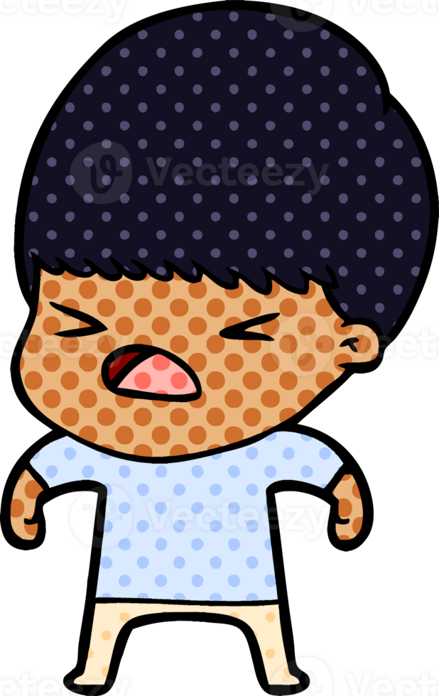 cartoon stressed man png
