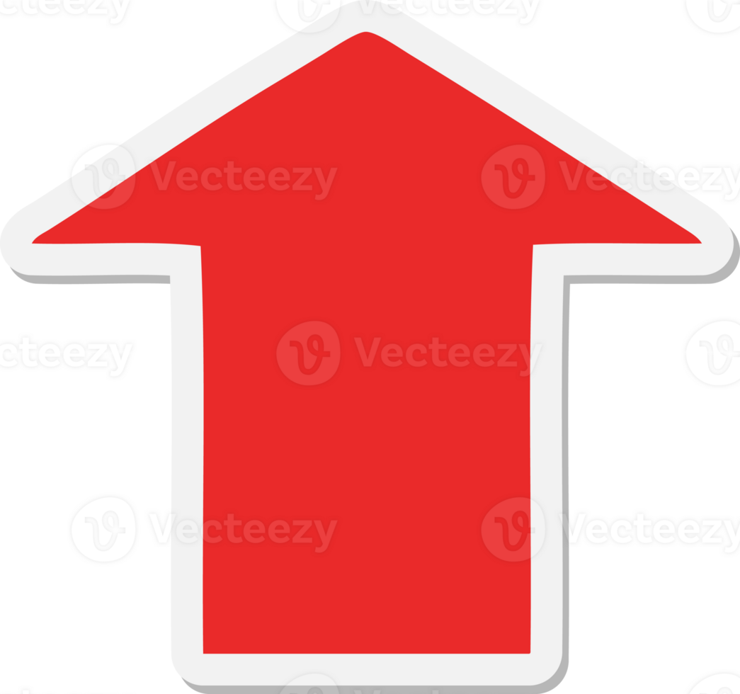 pointing arrow cartoon sticker png