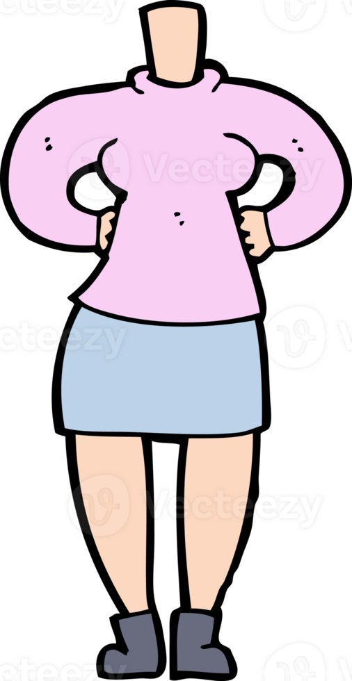 cartoon female body add photos or mix and match cartoons png