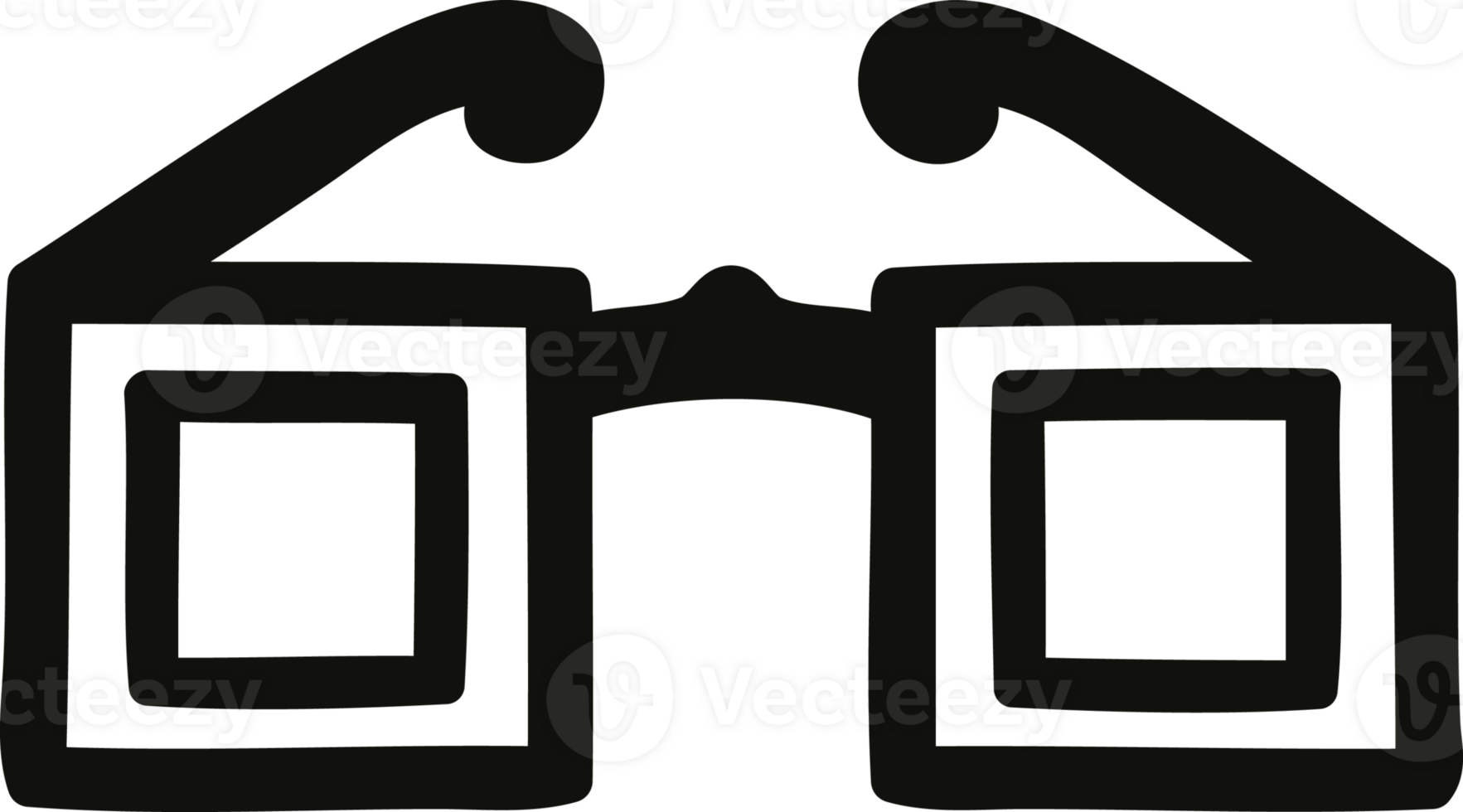 square glasses icon symbol png
