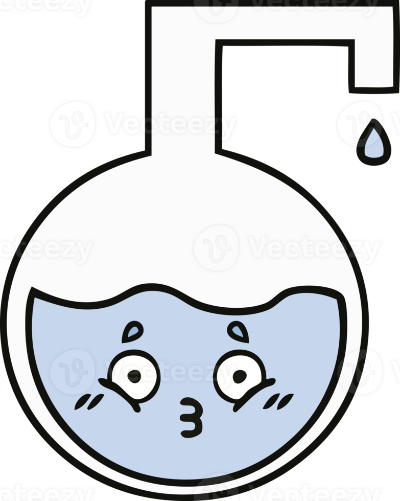 cute cartoon of a science experiment png