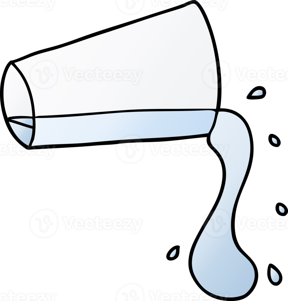 cartoon cool drink of water png