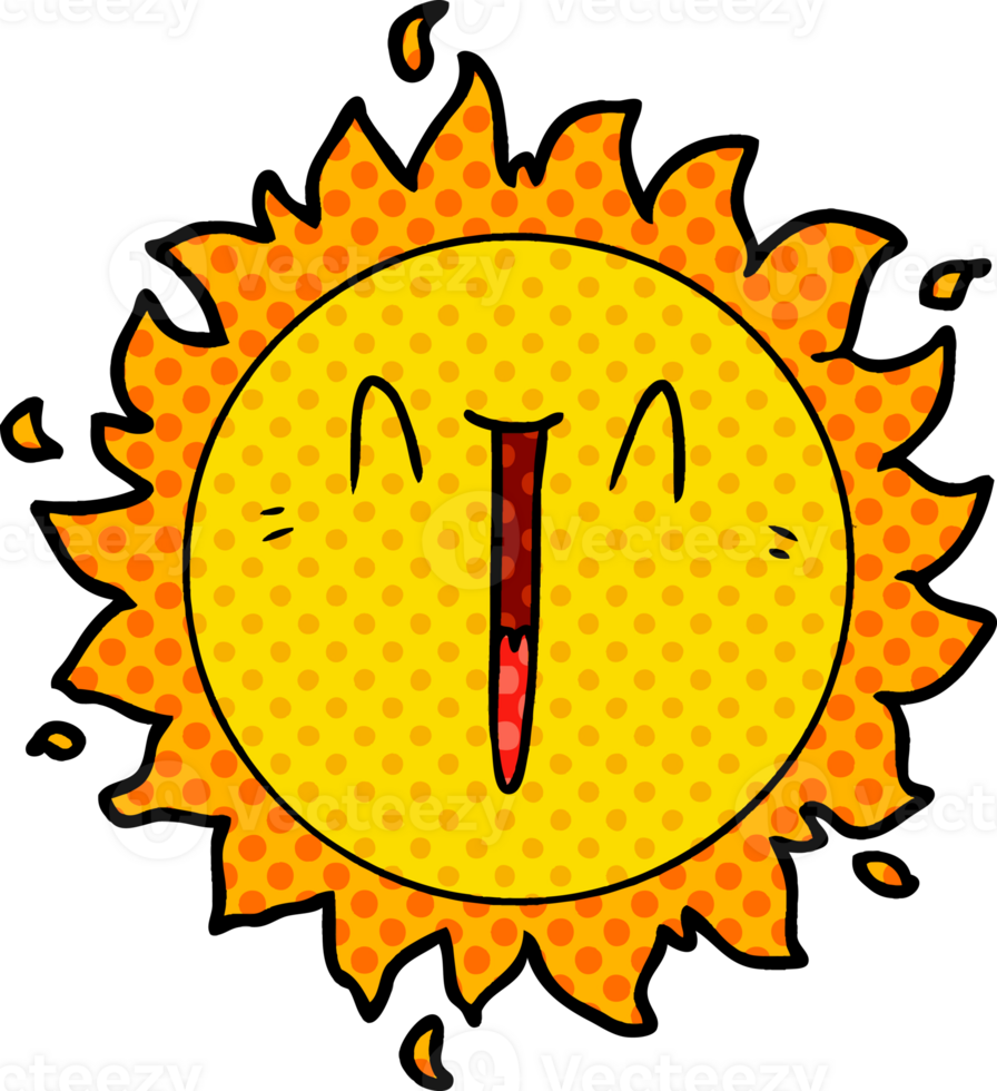happy cartoon sun png