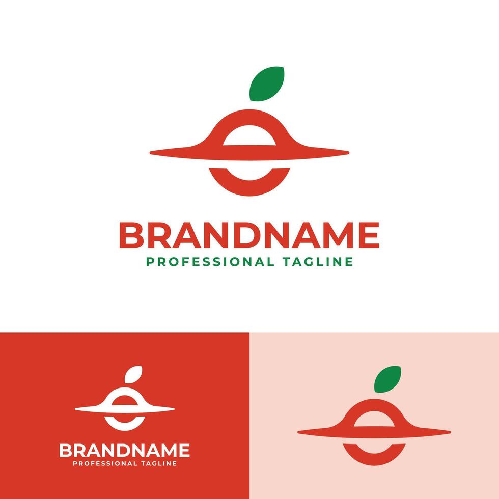 Orange Black Hole Logo, suitable for any business related to Orange and Black Hole. vector