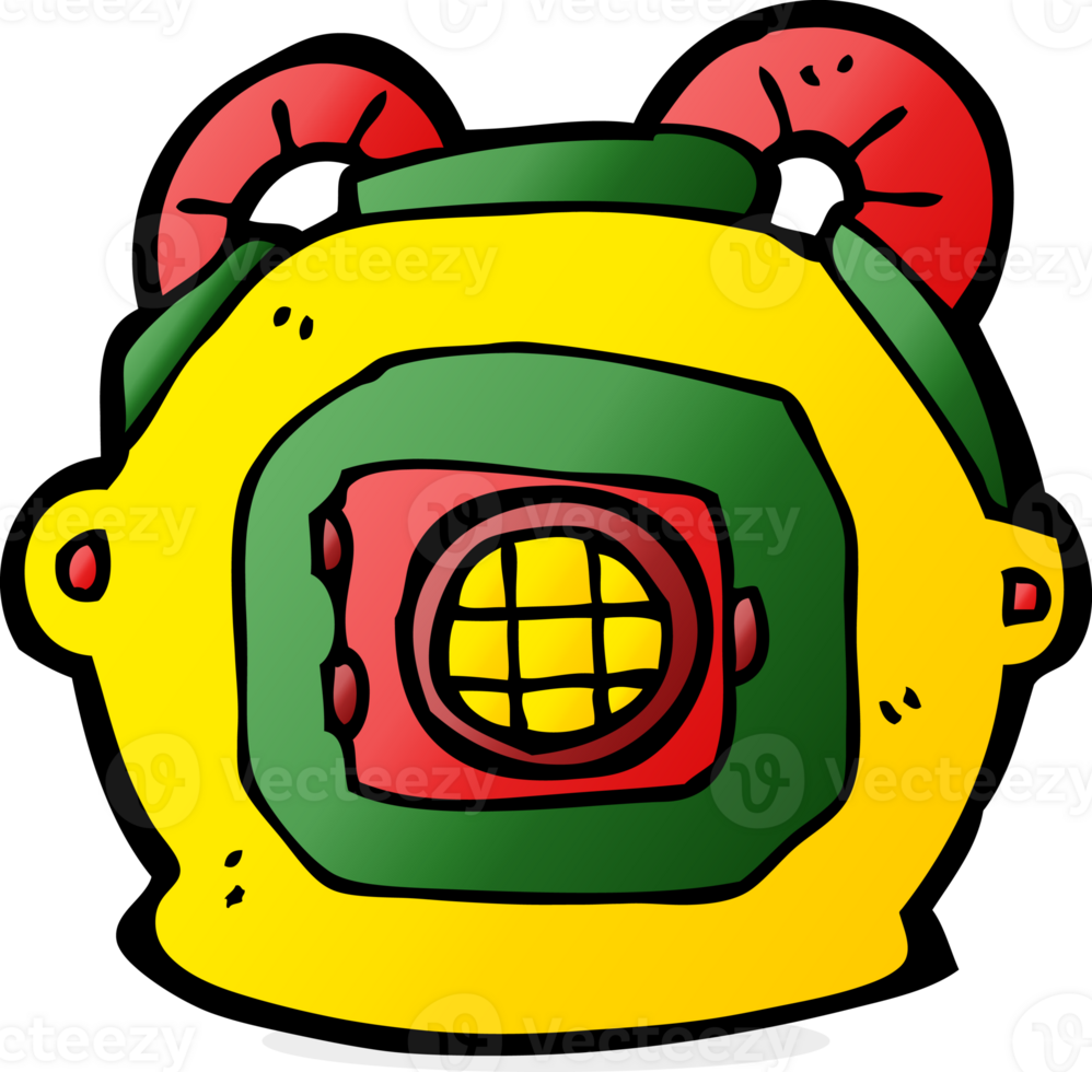 cartoon deep sea diver helmet png