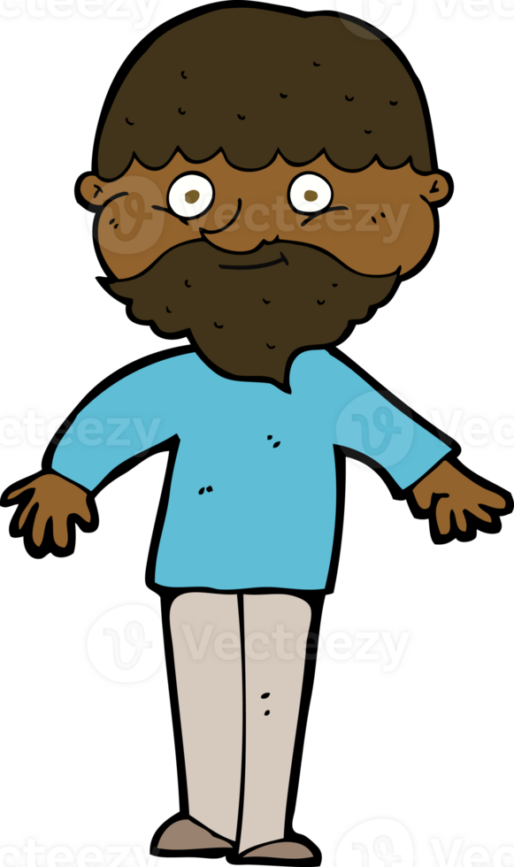 cartoon happy man png