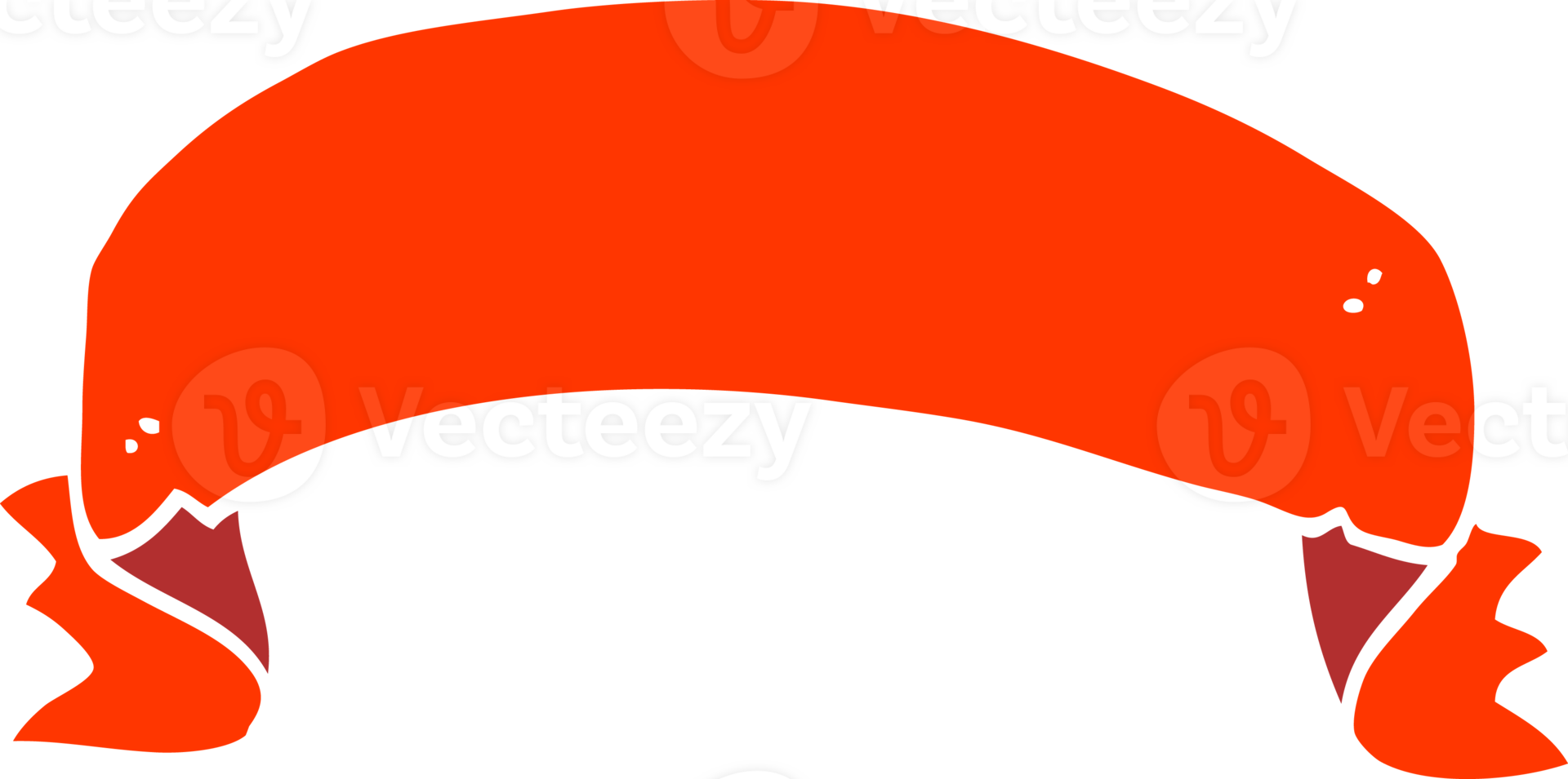 cartoon doodle scroll banner png