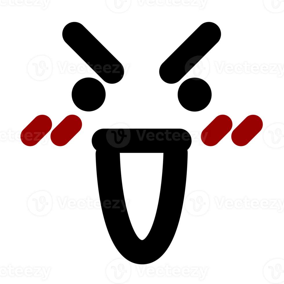 victorious mean face icon png