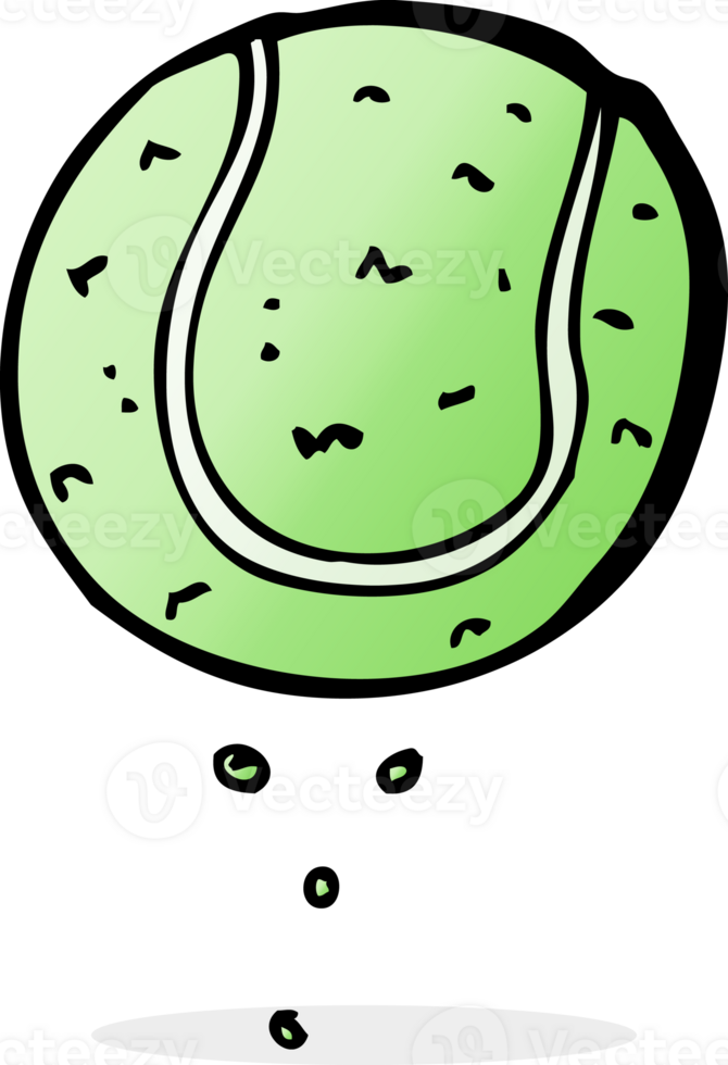 cartoon tennis ball png