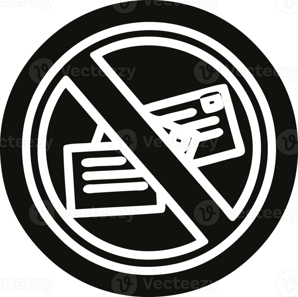 no mail icon symbol png