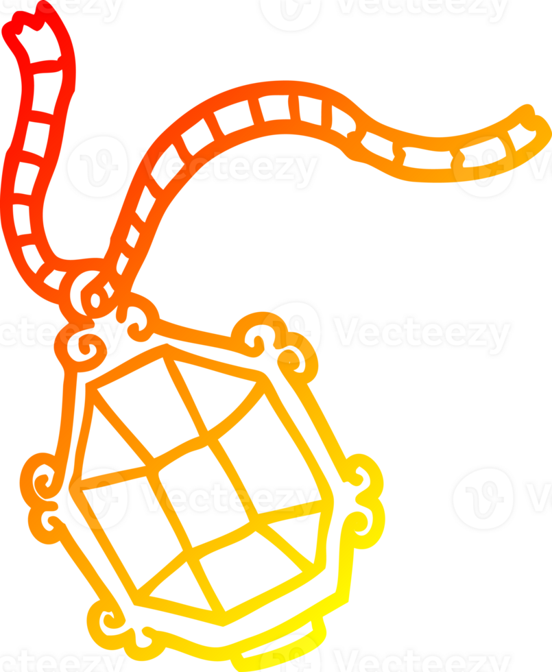 warm gradient line drawing of a cartoon expensive jewelery png