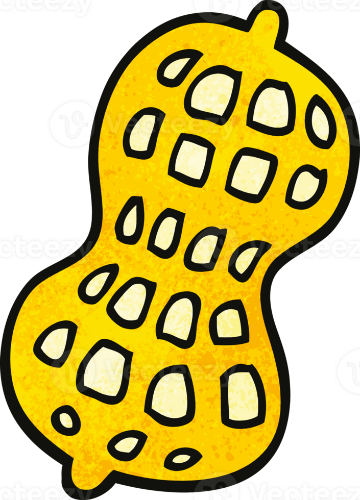 cartoon doodle peanut png