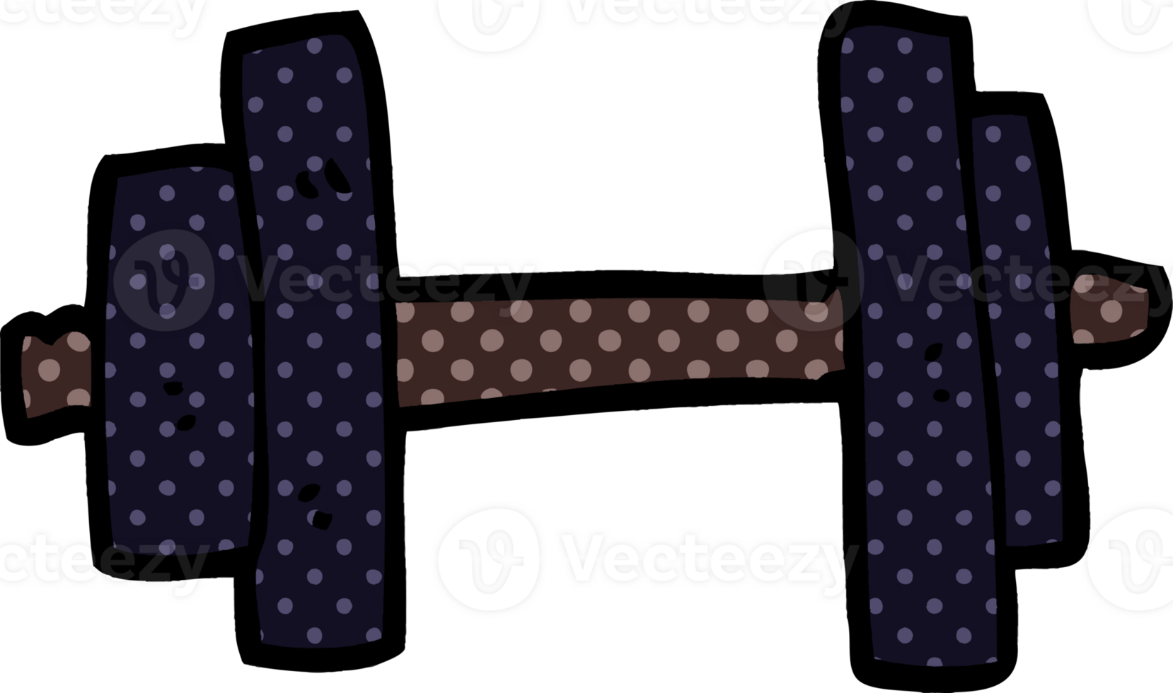cartoon doodle gym weights png