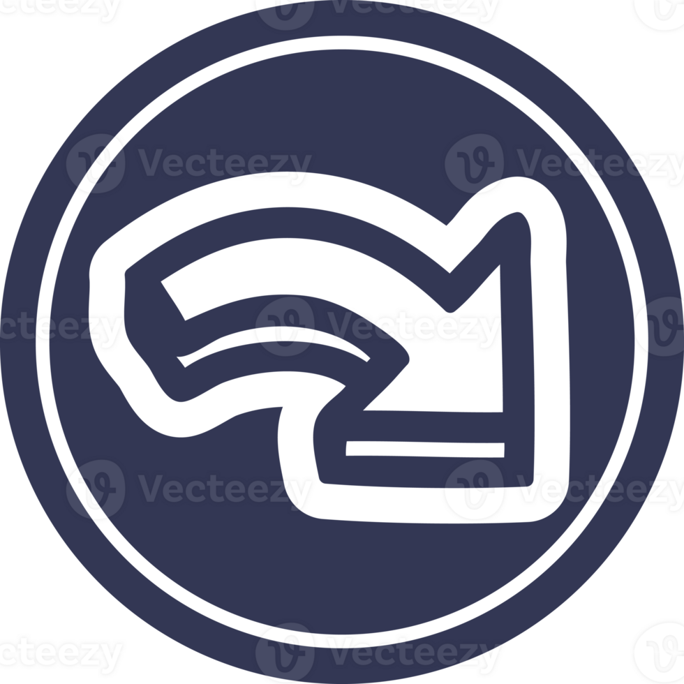 direction arrow circular icon symbol png