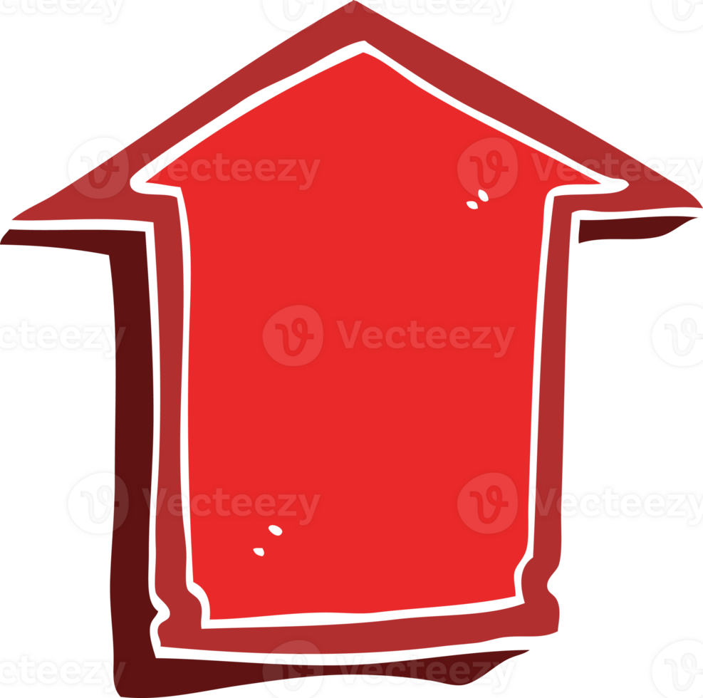cartoon doodle arrow pointing up png