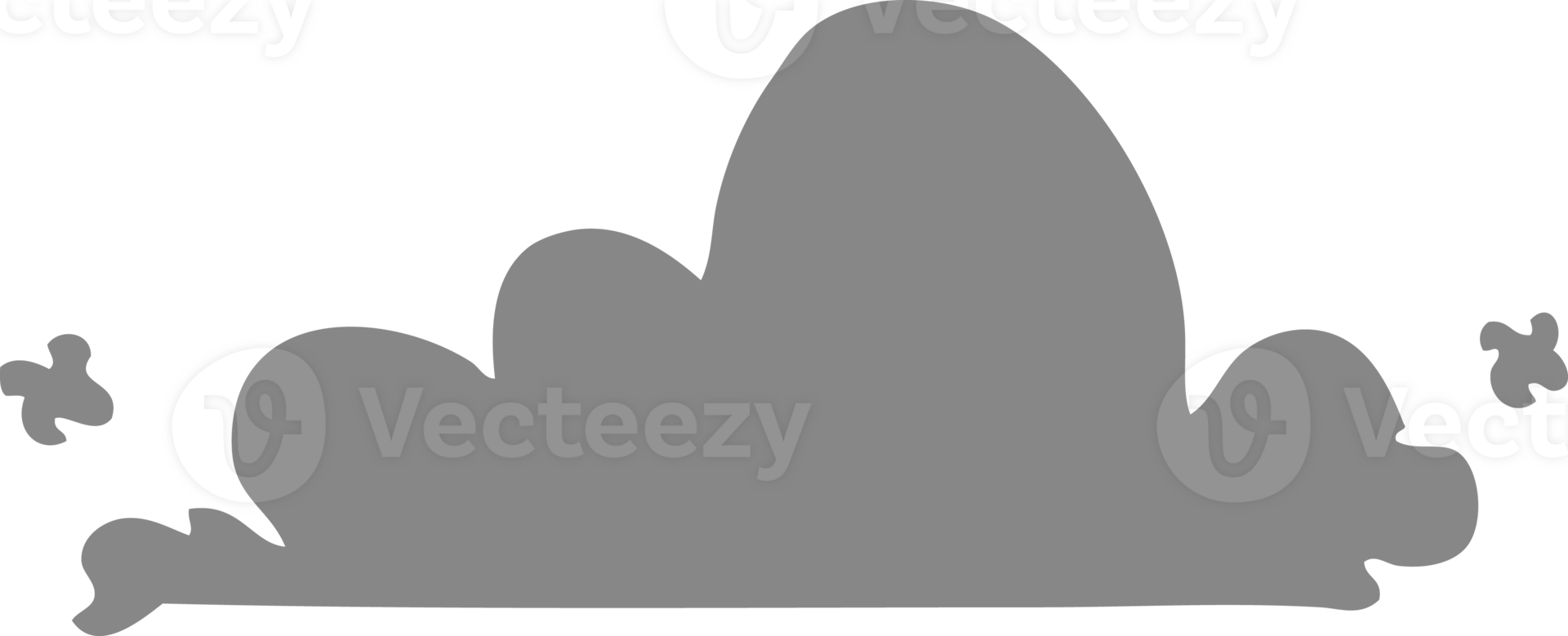 hand drawn cartoon doodle of a white cloud png
