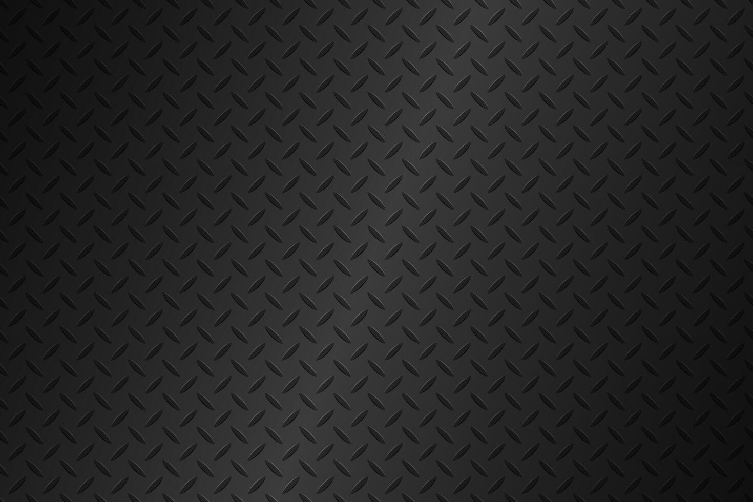 Black metal plate texture, stainless steel background with gradient, modern illustration vector