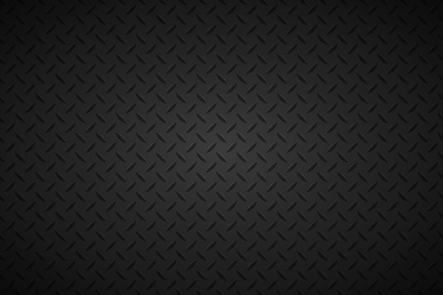 Black metal plate texture, stainless steel background with gradient, modern illustration vector