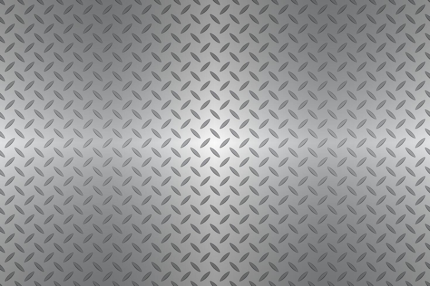 Silver metal plate texture, stainless steel background with gradient, modern illustration vector
