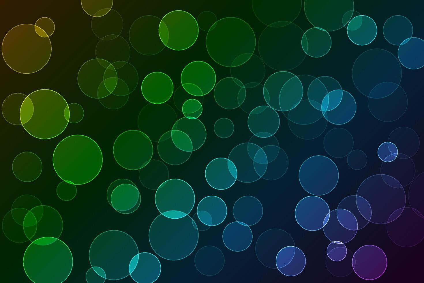 Color blitter texture, bokeh background, magical backdrop, geometric circular background vector