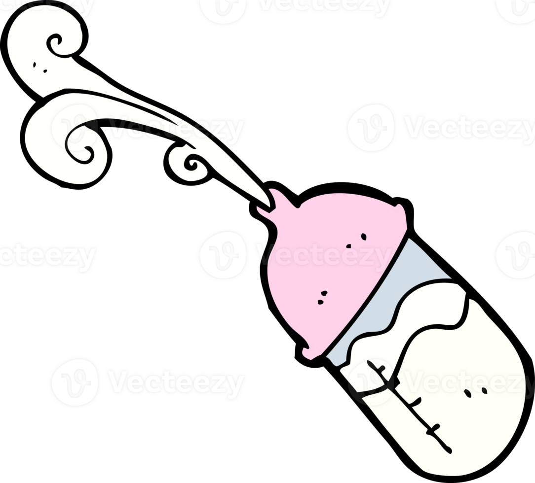 cartoon baby milk bottle png