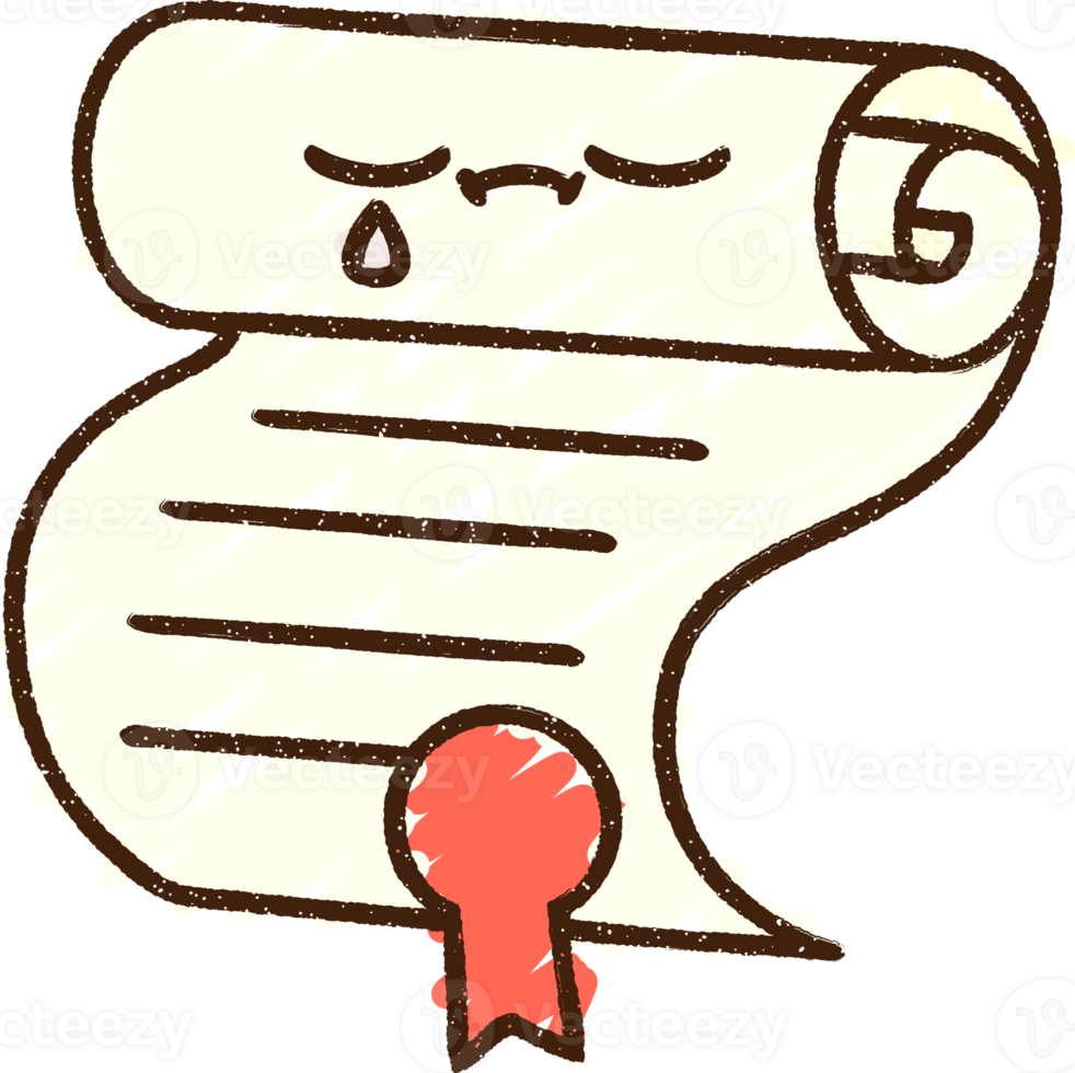 Certificate Chalk Drawing png