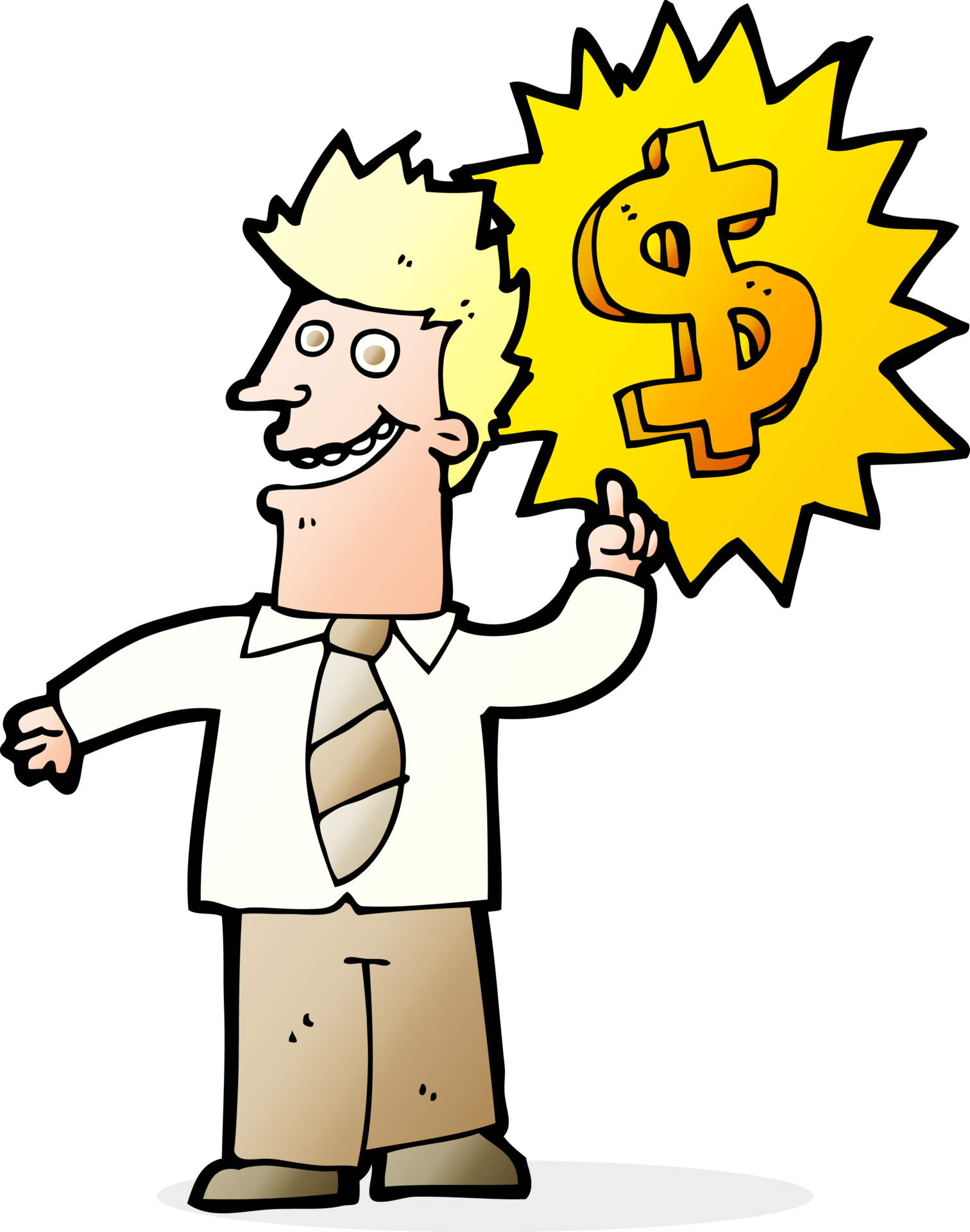 making money cartoon 45257835 PNG