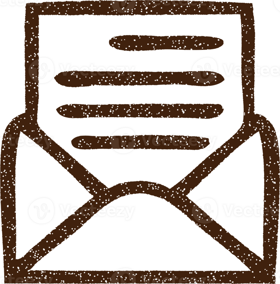 Mail Symbol Charcoal Drawing png