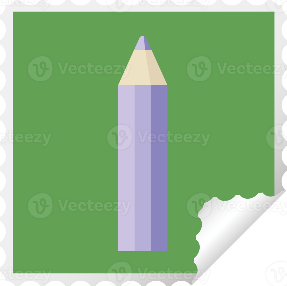 purple coloring pencil graphic square sticker stamp png