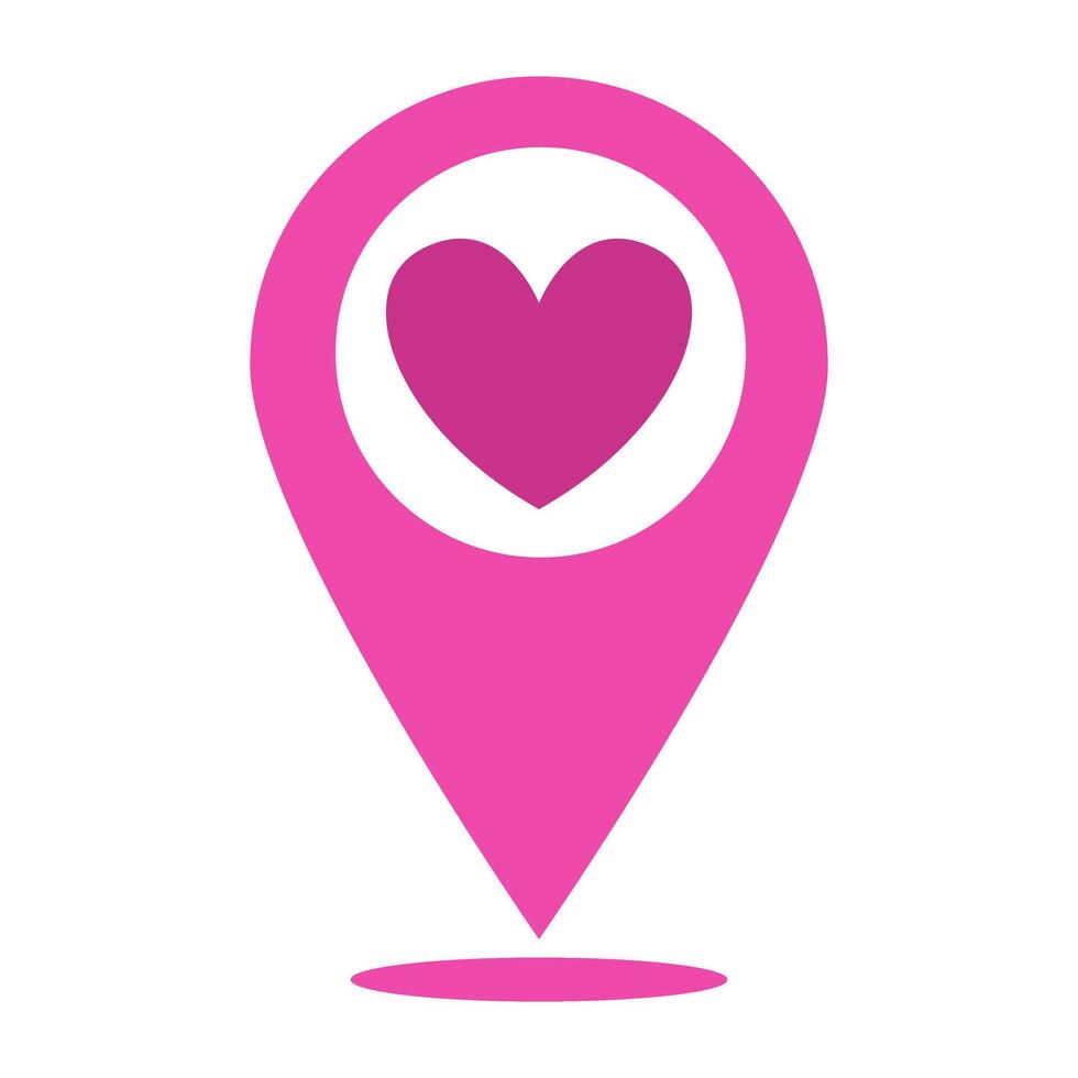 love location tags Icon vector