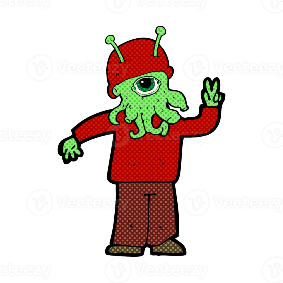 cartoon space alien 45258817 PNG