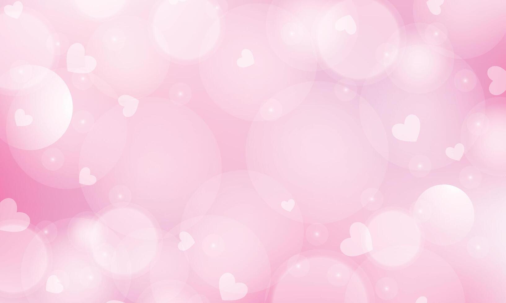 Blurred valentine's day background vector
