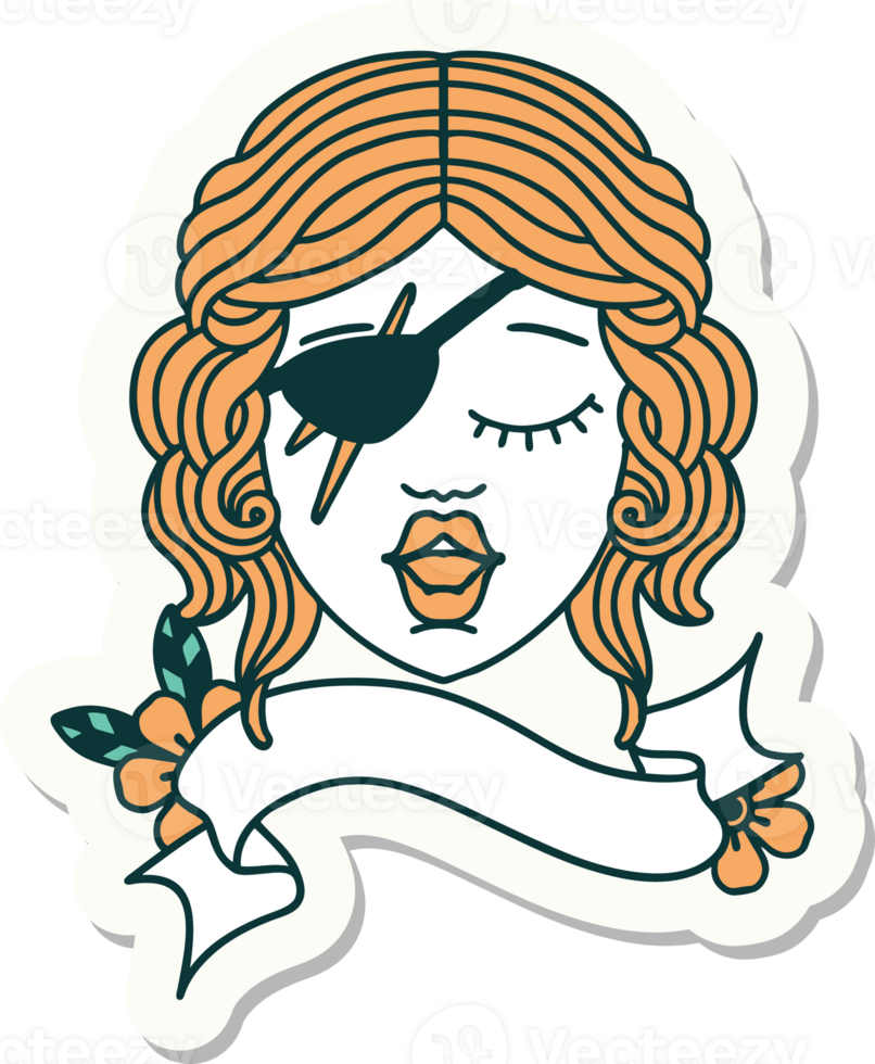 sticker of a human rogue character face png