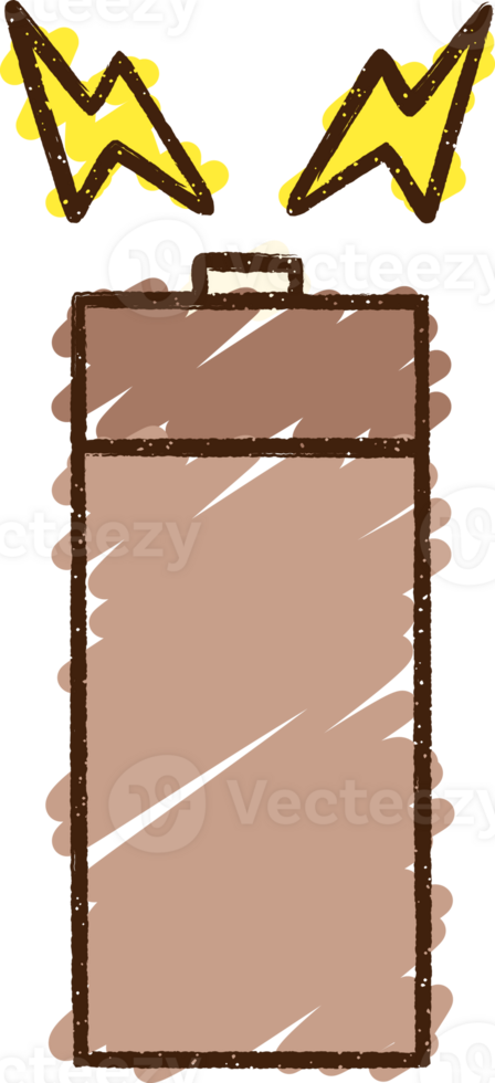 Battery Chalk Drawing png