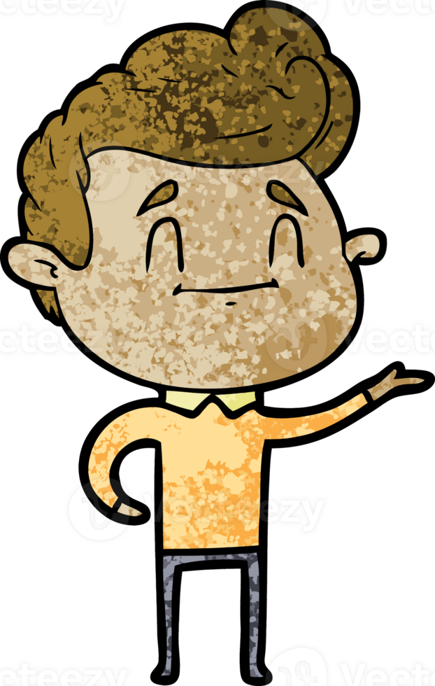 happy cartoon man png
