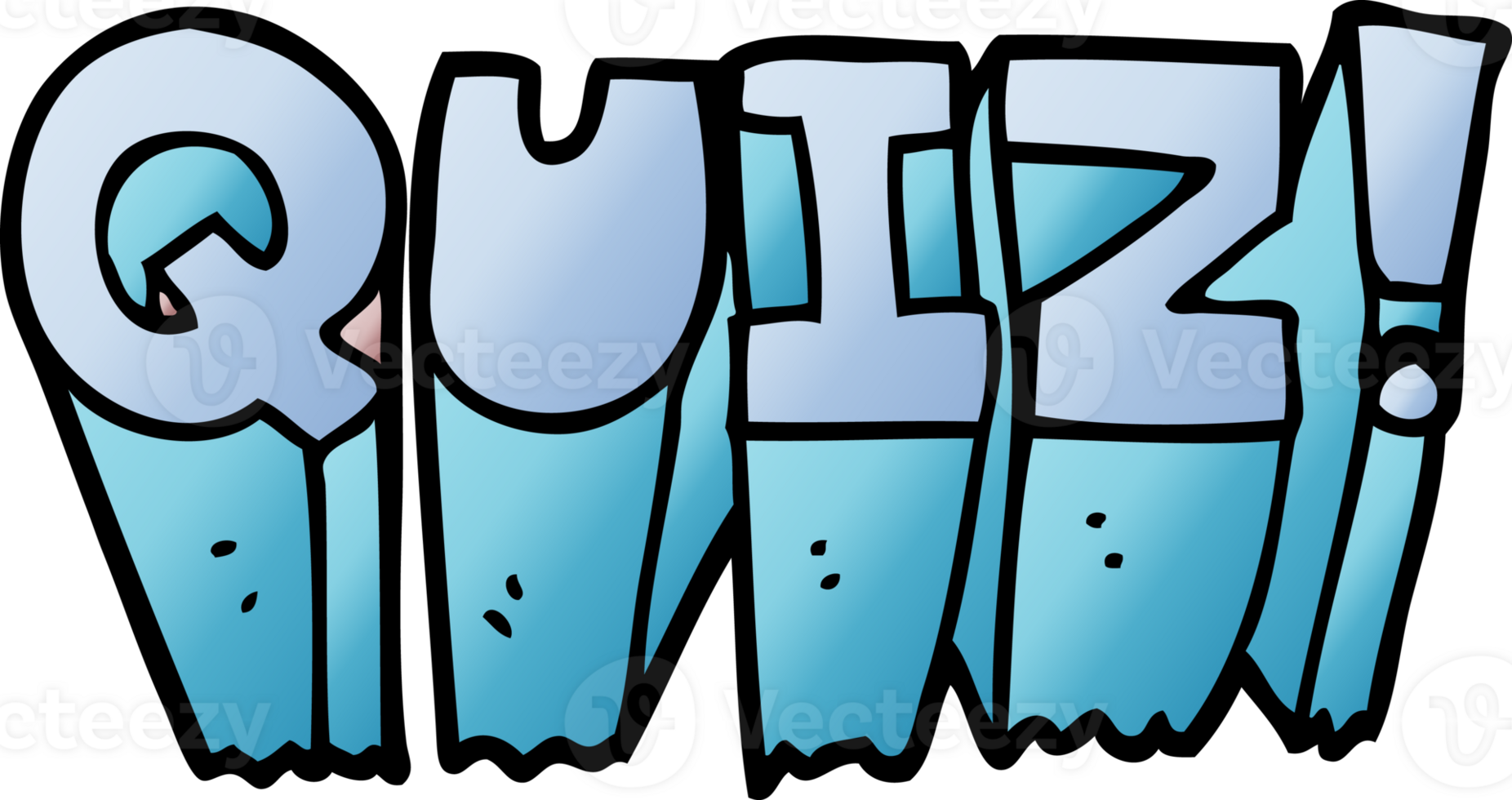 cartoon doodle quiz symbol png