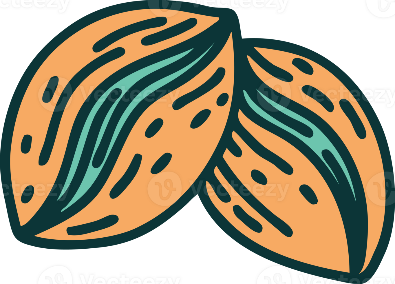 iconic tattoo style image of coffee beans png