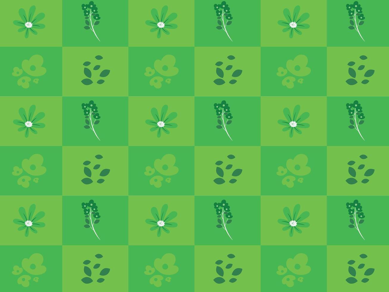 Abstract green organic background pattern vector