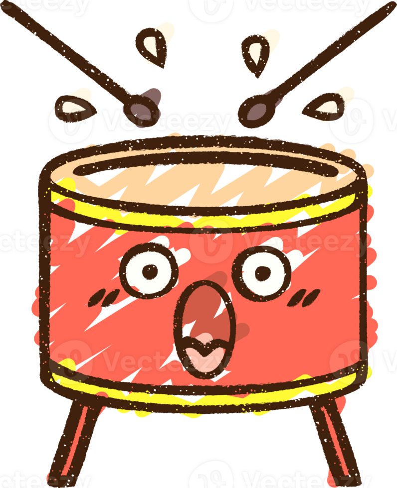 Drum Chalk Drawing png