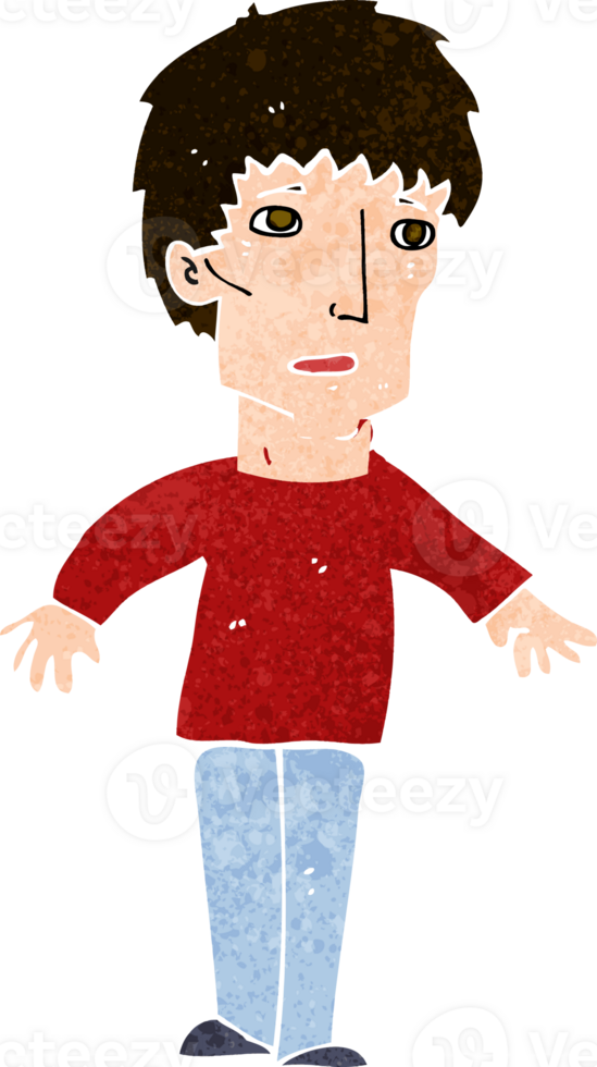 cartoon surprised man png