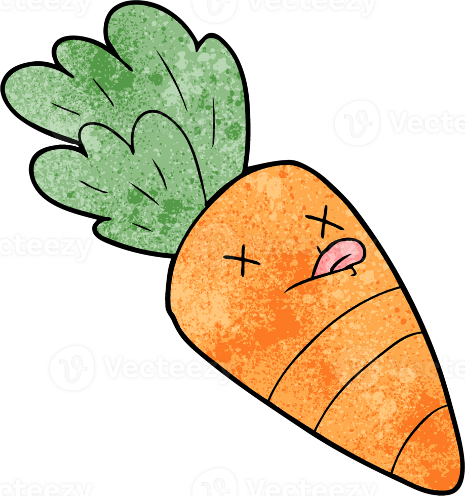 cartoon dead carrot png