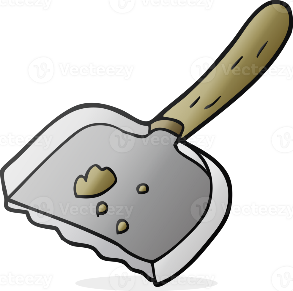 hand drawn cartoon dust pan png
