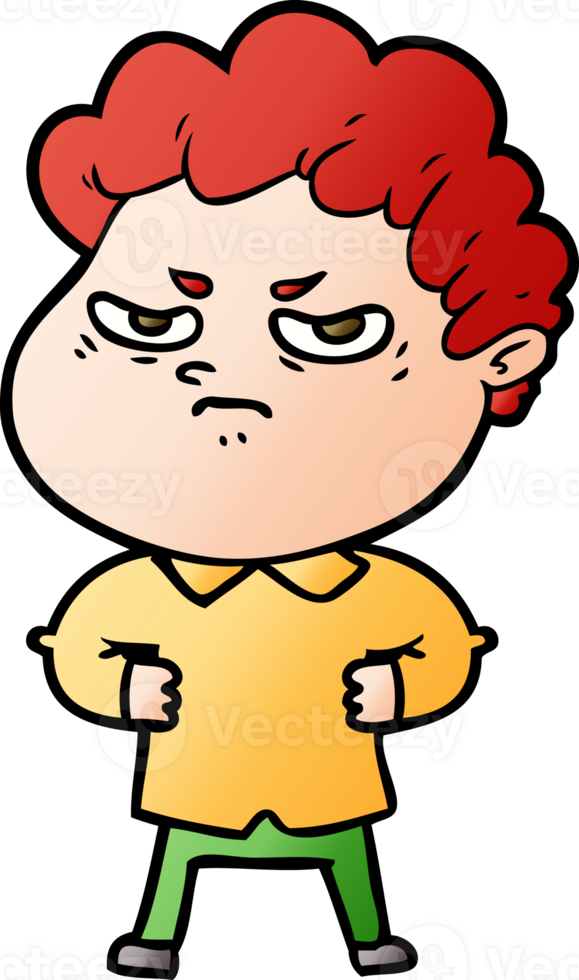 cartoon angry man png