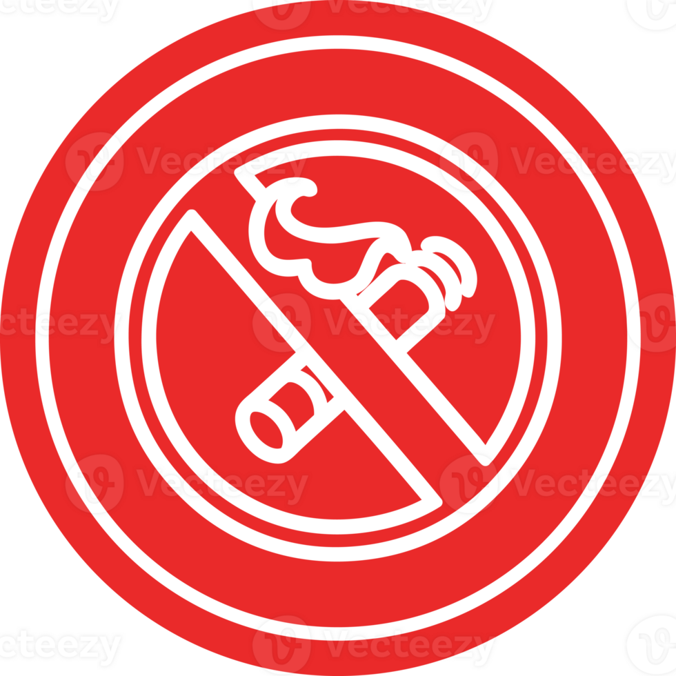 no smoking circular icon symbol png
