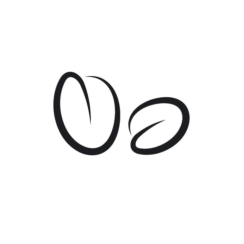 coffee bean icon element design vector