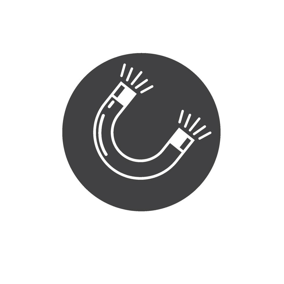 magnet icon concept design element template vector