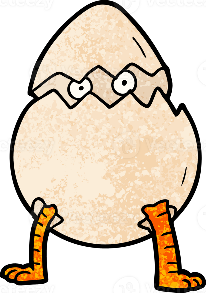cartoon hatching egg png