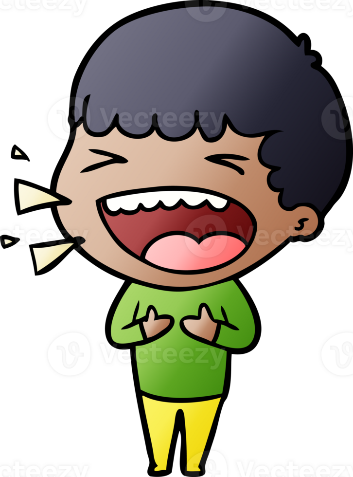 cartoon laughing man png