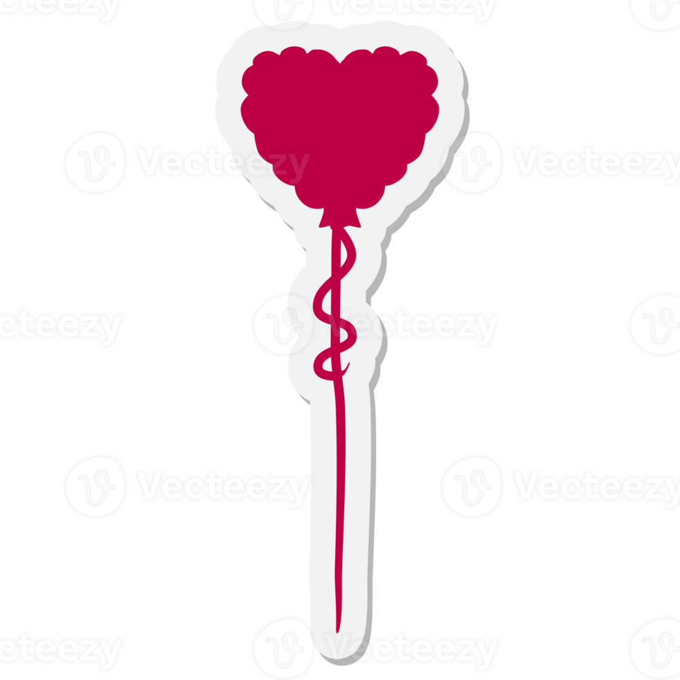 valentine balloon sticker png